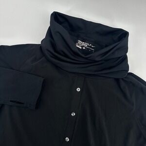 Nike Golf Tour Premium Dri Fit unisex Large Black Long Sleeve Mock Neck Pullover